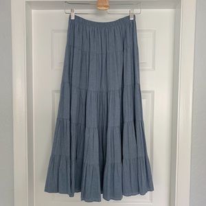Vintage Chambray Skirt